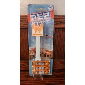 New NIP Whataburger PEZ NIP 3pks orange PEZ candy Fast Food Advertising